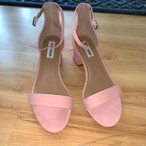 Pink suede Steve Madden
